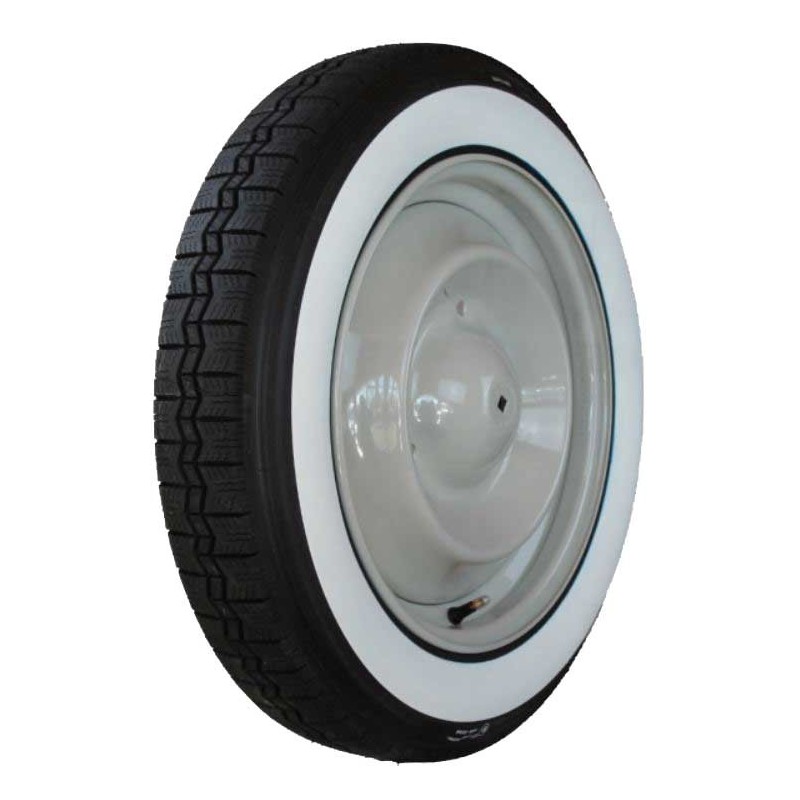 125R15 68S TL (125SR15) Michelin X Flanc Blanc 50 mm