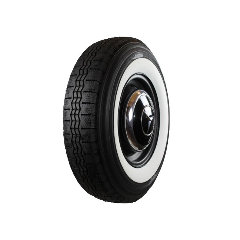 7.25R13 (725SR13) 90S TT Michelin X WHITEWALL 60MM (2 3/8")